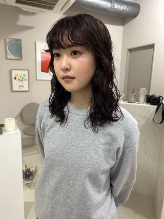 パーマ aika/パーマ/ ショート/伏見のヘアスタイル