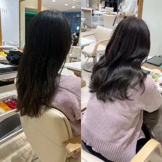 ミディアム カラー ミタニ/髪質改善 /レイヤーカットのヘアスタイル