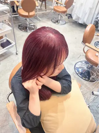 セミロング 🧸🫧暖色/ボブ/ 橋本美柚🫧🧸のヘアスタイル