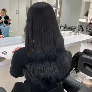 ロング カラー ヘアアレンジ 🫧透明感ラベンダー 似合わせ🫧あい🫧のヘアスタイル