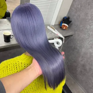 セミロング 透明感ハイトーン🫧 Kalin🐈‍⬛のヘアスタイル
