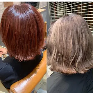 ショート カラー 髪質改善縮毛矯正 kosuke_IJKのヘアスタイル