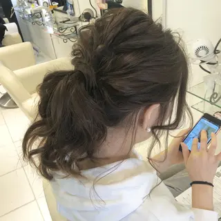 セミロング ✨韓国風カット/艶髪 カラー✨yumeのヘアスタイル