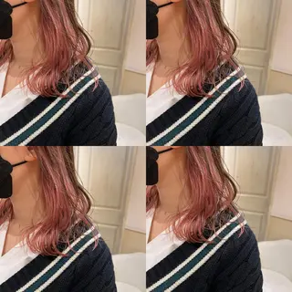 ミディアム カラー レイヤー×髪質改善 マネージャー安藤光司のヘアスタイル