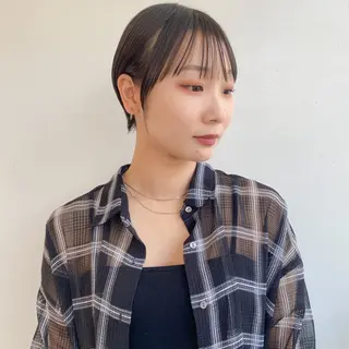 ショート カラー 中屋恵美🎨 Designカラーのヘアスタイル