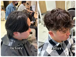 パーマ メンズ 波巻き・カルマ パーマ特化/aoiのヘアスタイル