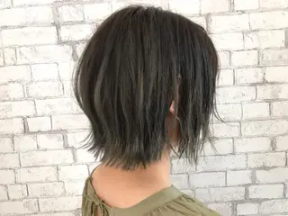 ショート 髪質改善カラー 清利あやなのヘアスタイル
