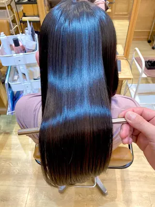 ロング 千 田のヘアスタイル