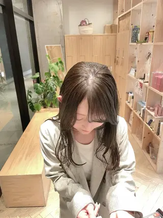 ロング 似合わせ/透明感 /レイヤー/りほ🤍のヘアスタイル