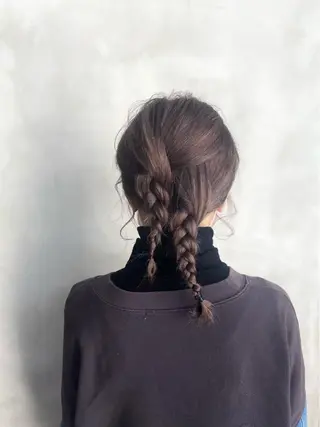 カラー ヘアアレンジ 229所属・maki @pullnocのヘアスタイル