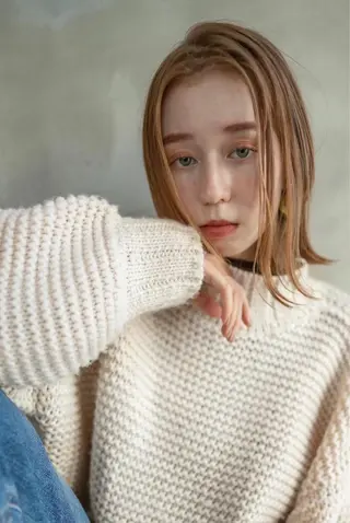 ミディアム 💘MICOTO藤沢 髪質改善ブリーチ💘のヘアスタイル