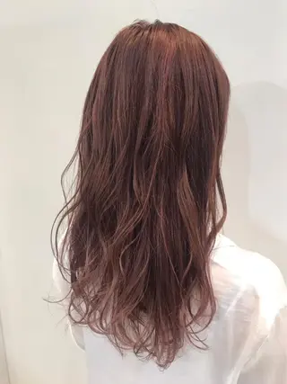 ミディアム カラー 透明感・艶カラー/ 坂田友梨奈のヘアスタイル