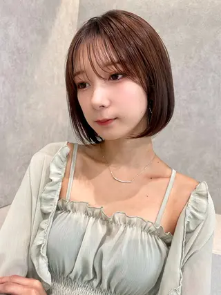 ショート カラー 韓国ヘア🇰🇷透明 感カラー/yui💞のヘアスタイル