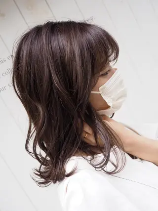 セミロング fuuga春日部店所属・艶髪髪質改善🐰🫧 ai🩵のヘアスタイル