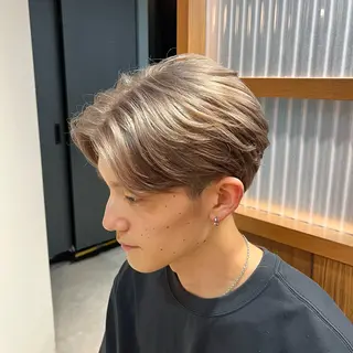 カラー メンズ EIGHT/ satone🩵のヘアスタイル