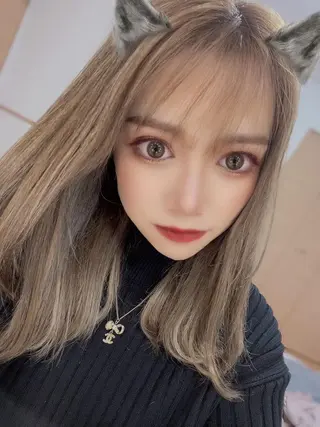 セミロング カラー 💎メンズカット/ 透明感　吉田拓海💎のヘアスタイル