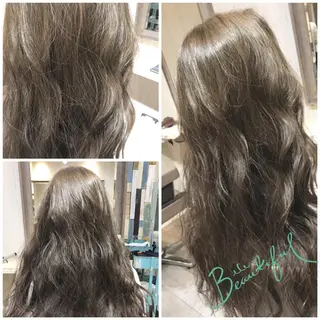 カラー 嶋村夏実🌼レイヤー 🌸白髪ぼかしのヘアスタイル