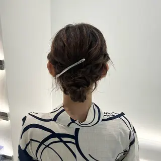 セミロング ヘアアレンジ 🌈 YUUNA🌈のヘアスタイル