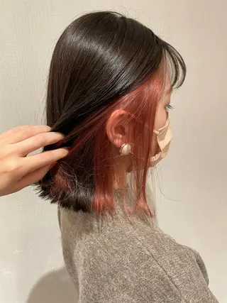 ミディアム ナチュラル🧡可愛い MINAMIのヘアスタイル