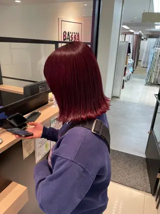 セミロング カラー ダブルカラー /透明感カラーRioのヘアスタイル