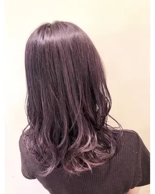 セミロング カラー 💓シールエクステ ルミエールのヘアスタイル