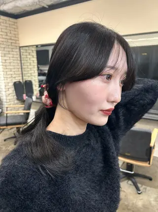 ロング カラー 地毛風艶カラー🌿 喜多夏海のヘアスタイル