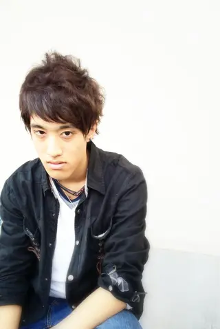 ショート パーマ メンズ 快眠ヘッドスパ はなのなのヘアスタイル