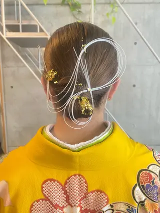 ミディアム モリモト サナのヘアスタイル