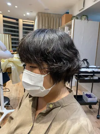 ショート パーマ ❤️パーマ美容師✂︎ 井口美緒のヘアスタイル