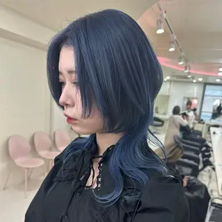 ロング ️🫧 AINE 🫧ハイトーンカラーのヘアスタイル