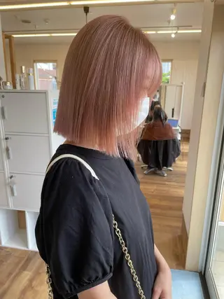 ショート カラー ヘアアレンジ 小倉 愛里のヘアスタイル