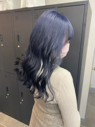 ロング maco 艶感ハイトーン🦋のヘアスタイル