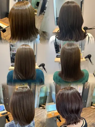 セミロング Eleanor spa&treatment 札幌店内にあるシェアサロン【WHITE】所属・シルクハイトーン / 髪質改善🦋MIKUのヘアスタイル