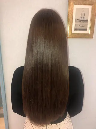 ロング カラー パーマ ヘアアレンジ Lond jeloud 名古屋所属・髪質改善 の達人/杉原碧仁のヘアスタイル
