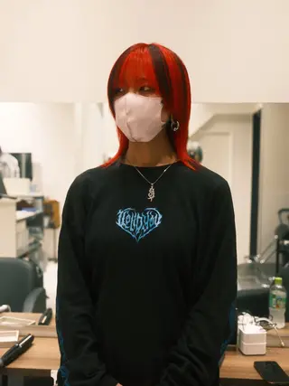 ショート カラー ヘアアレンジ 個性爆弾💣 ダブルカラー/ゆかのヘアスタイル