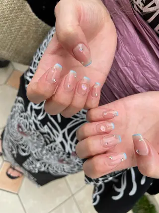 ロング カラー ヘアアレンジ キッズ ネイル マツエク・マツパ アイブロウ 福田 加奈のネイルデザイン