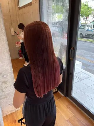 ロング カラー SALOWIN 栄３丁目店所属・福田 修平💎 髪質改善/美髪矯正のヘアスタイル