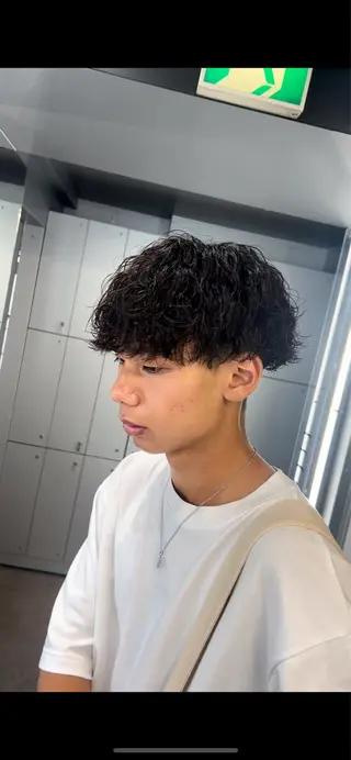 ショート パーマ メンズ 松下 友希 【fifth】のヘアスタイル