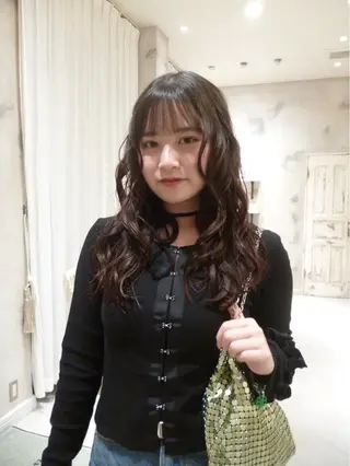 ロング COME G HEAD 上之裏所属・高木 青空のヘアスタイル