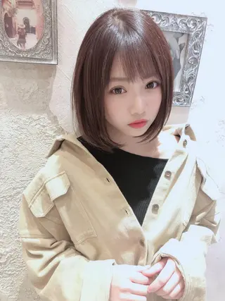 ミディアム 代表山口ひな 髪質改善のプロのヘアスタイル