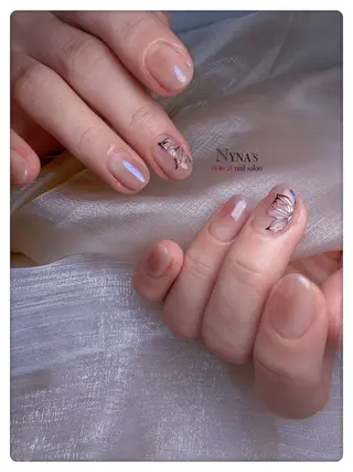 ネイル 長さ出し専門 nynaのネイルデザイン