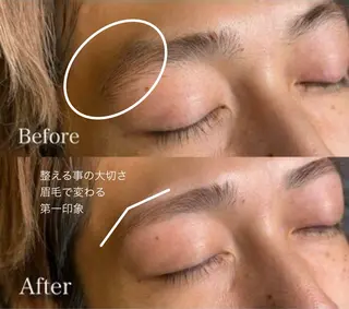 メンズ アイブロウ ty eyelashのマツエク・マツパデザイン