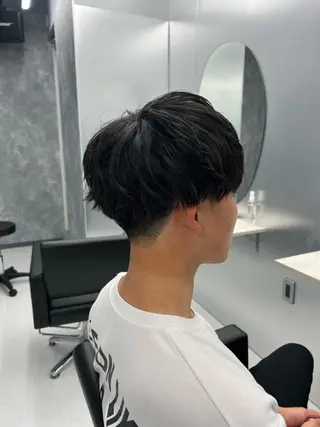 メンズ 👑垢抜け韓国ヘア ハッシュカット唯澄のヘアスタイル