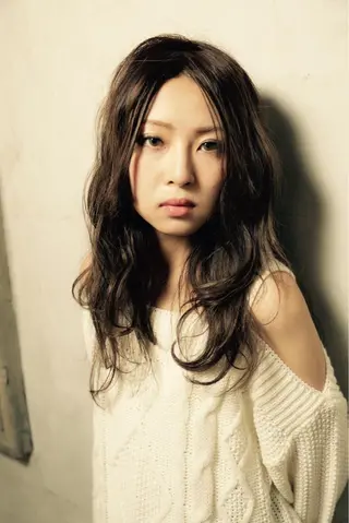 セミロング カラー パーマ レイヤー/ウルフ ハイトーンhiroのヘアスタイル