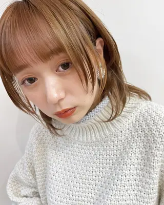 ミディアム カラー ヘアアレンジ 韓国/髪質改善💘 櫻井かれんのヘアスタイル