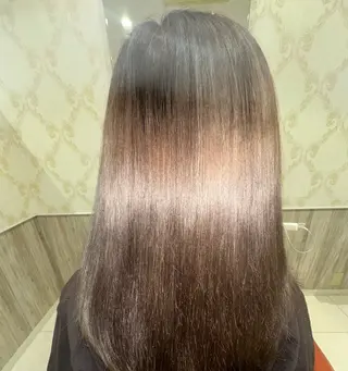 ロング カラー 永井 悠斗のヘアスタイル
