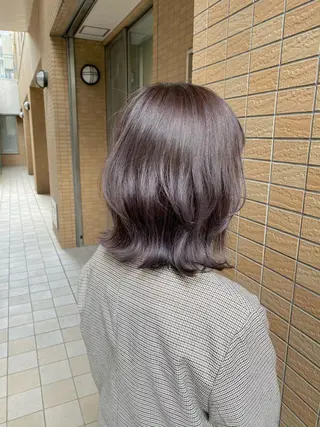 ミディアム カラー 髪質改善 ヒデのヘアスタイル