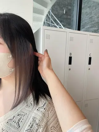 セミロング カラー オスズ 🎀´-のヘアスタイル