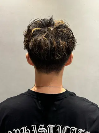 カラー パーマ メンズ 森 遥菜のヘアスタイル