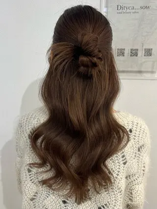 セミロング ヘアアレンジ Hitomi/ 練習モデル募集中のヘアスタイル